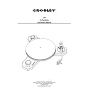 Crosley C3A Turntable manual cover