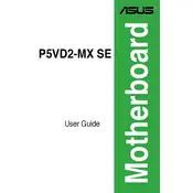 ASUS P5VD2-MX SE Motherboard manual cover