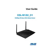 ASUS DSL-N12U D1 Router manual cover