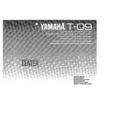 Yamaha T-09 Tuner manual cover