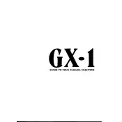 Yamaha Electone GX-1 Keyboard manual cover