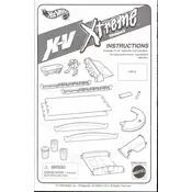 Hot Wheels Mattel X-V XTREME Skatepark 25668 Toy manual cover