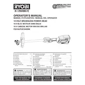 Ryobi P20104 Trimmer manual cover