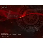 Vizio E321ME TV manual cover