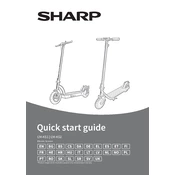 Sharp EM-KS1 Scooter manual cover