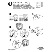 Xerox Tektronix Phaser 2135 Install Lower Tray Assembly Printer manual cover