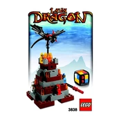 LEGO Lava Dragon 3838 Construction Set manual cover