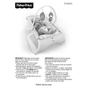 Fisher Price Mattel Comfort Curve CHM55 Bouncer manual cover