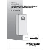 Worcester Greenstore 6KW Combi 2012 Heat Pump manual cover