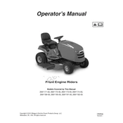 Simplicity 2691172-00 Tractor manual cover