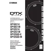 Yamaha XP105T-M Drum Pad manual cover