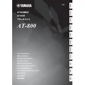 Yamaha AT-800 Bracket manual cover