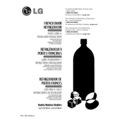 LG LMX21981ST Refrigerator manual cover