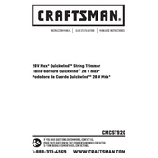 Craftsman CMCST920 Trimmer manual cover