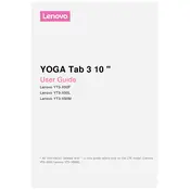 Lenovo YOGA Tab 3 10-inch YT3-X50F Tablet manual cover