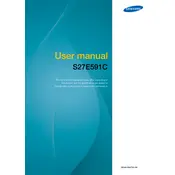 Samsung SE591 Series Monitor manual cover