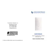 Grandstream GWN7600LR Access Point manual cover