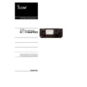 Icom IC-746PRO Transceiver manual cover