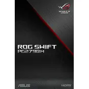 ASUS ROG Swift PG279QM Monitor manual cover