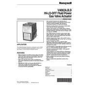 Honeywell V4062A Valve manual cover