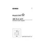 Yamaha MCX-CA15 Amplifier manual cover