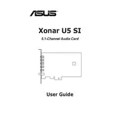 ASUS XONAR U5 SI Sound Card manual cover