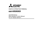 Mitsubishi GOT2000 Graphic Terminal manual cover