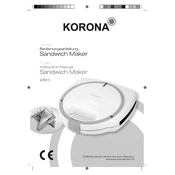 Korona 47011 Sandwich Maker manual cover