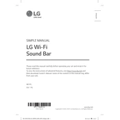 LG SN11RG SN11RG.DUSALLK Sound Bar manual cover