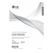 LG LRG3093ST LRG3093ST.FSTELGA Range manual cover