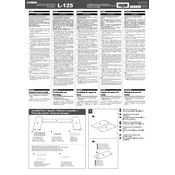 Yamaha L-125 Stand manual cover