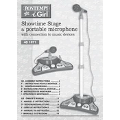 Bontempi 40 1371 Showtime Stage & Portable Microphone manual cover