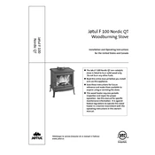 Jotul F 100 Nordic QT Stove manual cover