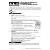 Sealey WP3600S Pump manual cover