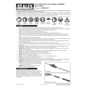 Sealey CP20VPHT Trimmer manual cover