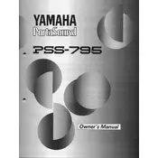 Yamaha PSS-795 Keyboard
