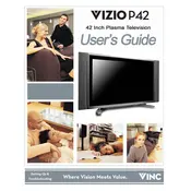 Vizio P24 TV manual cover