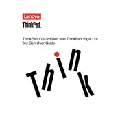 Lenovo ThinkPad Yoga 11e Gen 3 Laptop manual cover