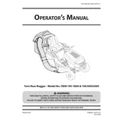 Toro OEM-19A30002000 42-inch Bagger manual cover