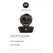 Uniden Motorola FOCUS85-B Camera manual cover