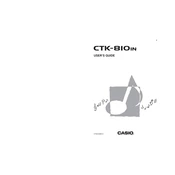 Casio CTK810IN Keyboard manual cover