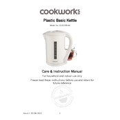 Cookworks 8256344 KE01109-GS Kettle manual cover