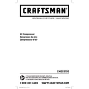 Craftsman CMEC6150 Compressor manual cover