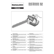 McCulloch Electramac 414 manual cover