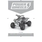 Power Wheels Mattel Racing ATV FYX49 Toy manual cover