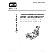 Toro 39692 Mower manual cover