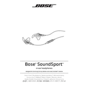 Bose SoundSport In-Ear Headphones manual cover