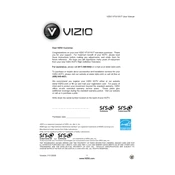 Vizio VF551XVT TV manual cover