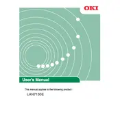 Oki LAN7130E Printer manual cover