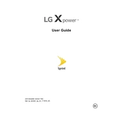 LG X Power LS755 Phone manual cover